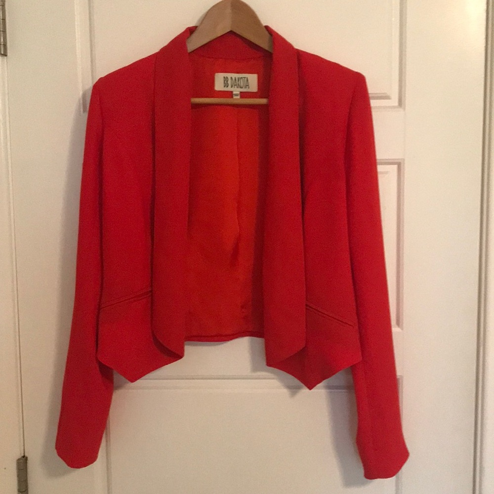 BB Dakota Red Blazer Jacket